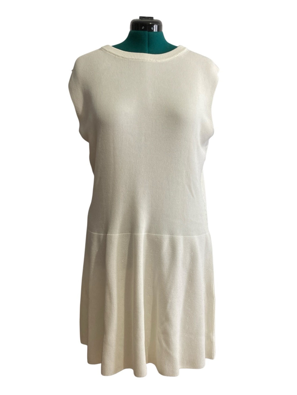 NWT COS 100% Cotton Ribbed Drop Waist Sleeveless Dress